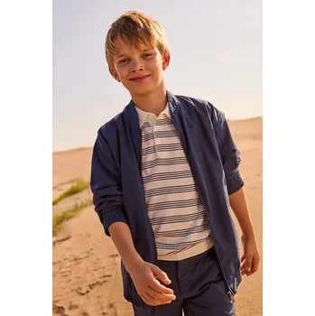 Dětská bomber bunda Mayoral 6414.7A.Junior.PPY2 námořnická modř 59X, vel. 140