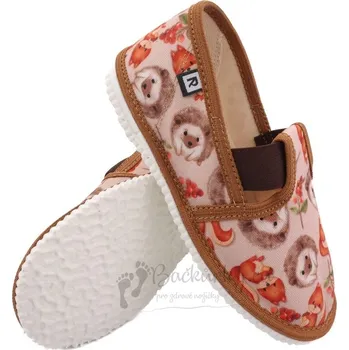 Chlapecké bačkory Dětské pantofle RAK 943022 - Ježek, veverka - vel. 33,5