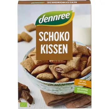 Dennree Čokoládové polštářky 375 g bio