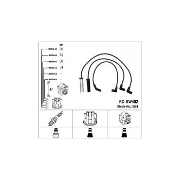 Zapalovací kabel Sada kabelů pro zapalování NGK RC-DW402 - DAEWOO