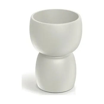 Květináč DUALA ROUND 30/25 cm - barva: písková