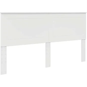 Čelo postele s čelo Lesklá bílá 200 cm kompozitní dřevo