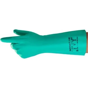 Pracovní rukavice Ansell Pracovní rukavice Ano Zelená EN 374, EN 388, EN ISO 21420:2020, EN ISO 374-5 Nitril Ano Ano Ano Nitril Ne 7