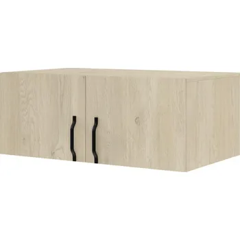 Šatní skříň BRN3 Nástavec na skříň, kolekce BRAGA- dub Cremona, kovové úchyty, 100 x 40 x 60,5 cm