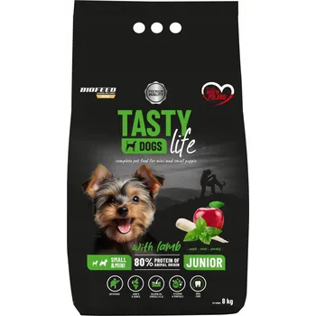 Krmivo pro psa Tasty Life Dogs Junior Mini & Small s jehněčím masem 8 kg
