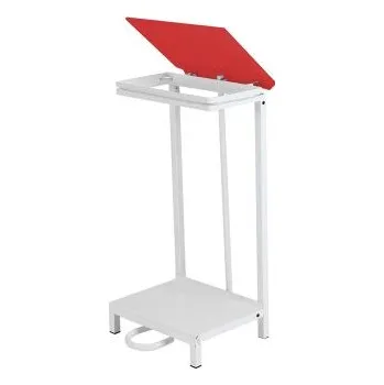 Pytle na odpadky Držák pytle do koše 92L, Červená Ocel