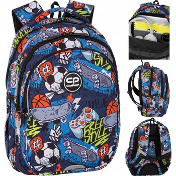 Školní batoh Vícekomorový Školní batoh CoolPack černý, vícebarevný 19 l