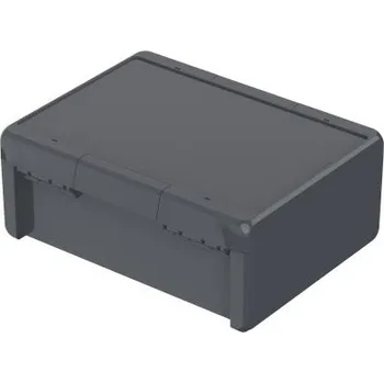 Rozvaděč Bopla Univerzální skříň, řada: Bocube IP66, IP68 Nestíněný S přírubou barva Grafitově šedý, Šedá barva Šedá ABS 239 mm