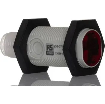 Fotoelektrický snímač 0,1 m Červené světlo válcový Konektor M12, výstup: PNP NONC potlačení pozadí IP67