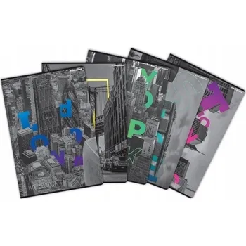 Sešit Sešit A5 s mřížkou TOP-2000, 60 listů, motiv město