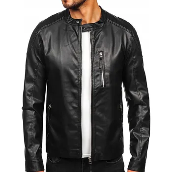 Moto bunda PÁNSKÁ KOŽENÁ BUNDA ČERNÁ 11Z8057 DENLEY_2XL