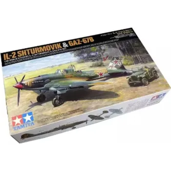 Plastikový model 1/48 Model IL-2.I & GAZ-67B Tamiya 25212