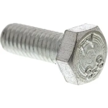 Šroub Stavěcí šroub Zinkování a čirá pasivace Ocel Šestihranná hlavice M6 x 16mm Stavěcí šroub