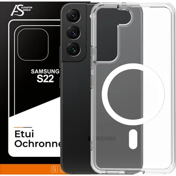 Pouzdro na mobilní telefon Zadní Kryt AligatorShield pro Samsung Galaxy S22 bezbarvý