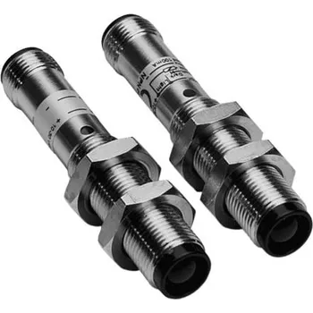 Fotoelektrický snímač, řada: V12-2 0 → 5 m Infračervený válcový Kabel, výstup: Spínání na světlo/tmu, PNP