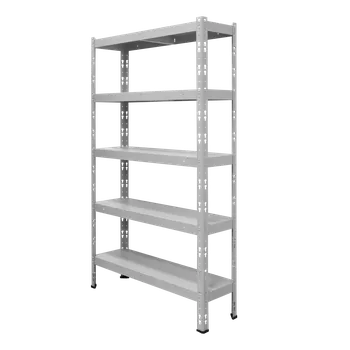 Dílenský regál ZLKL Průmyslové regály kovové 1800 x 1000 x 400 mm, bílý P00152-4