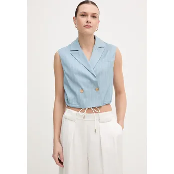 Dámská vesta Vesta Gaudi 611BD35011 modrá 55X, vel. 36