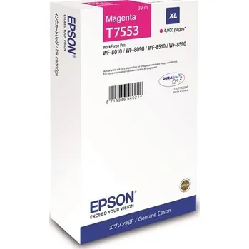 EPSON Ink bar WF-8xxx Series Ink Cartridge XL Magenta - (4.000 str.) (39 ml) C13T75534N