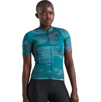 cyklistický dres Cyklistický dres Specialized SL Blur Jersey SS Velikost: S Tropical Teal