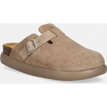 Dámské pantofle Semišové pantofle Scholl FAE F012172361 béžová 80X, EUR 39