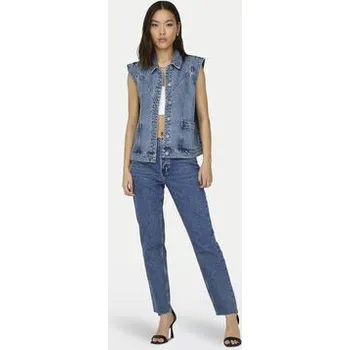 Dámská vesta ONLY Vesta Kennedy 15278041 Modrá Regular Fit L