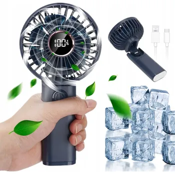 Domácí ventilátor Mini ventilátor Bedee PŘENOSNÝ TICHÝ modrý