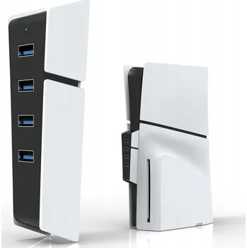 Hra pro PlayStation 5 USB HUB PRO PS5 SLIM 4-IN-1 USB PORT EXPANDER KOMPATIBILNÍ S PS5 SLIM