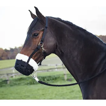 Sport BUSSE Náhubek pastevní Comfy BUSSE, s beránkem, černý FULL