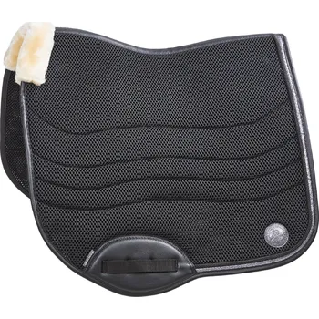 BUSSE Dečka podsedlová 3D Air Effect BUSSE, s beránkem, drezurní, černá COB/FULL