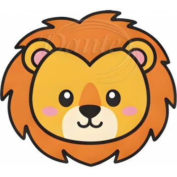 Textilní nažehlovací páska Dante Nažehlovačka Lev - 12 x 11 cm