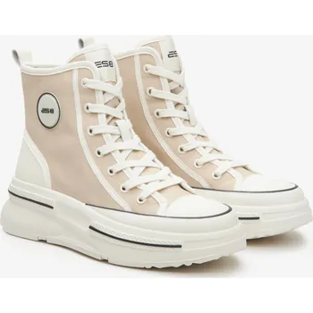 Dámské tenisky Vysoké béžové dámské tenisky z měkké textilie ES8 ER00114604 vel. 37