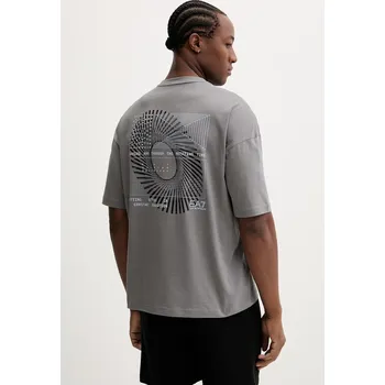 Pánské tričko Bavlněné tričko EA7 Emporio Armani AF22264.7M001419 šedá 90X, vel. S
