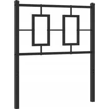 Kovové čelo, černé, 75 cm