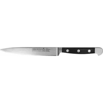 Kuchyňský nůž Güde Alpha kitchen knife POM black 16 cm 1765/16