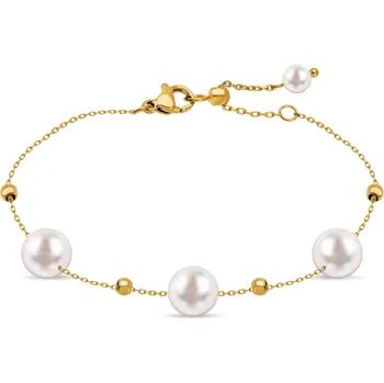 Náramek PARIS 3175 Náramek perlový chirurgická ocel pozlacený Ellami