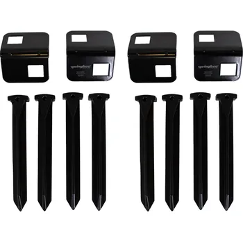 Trampolína Springfree Trampoline® Kotvící sada k trampolíně do země, 4 plošiny, 8 kotev