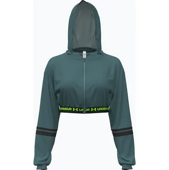 Dámská mikina Dámská mikina Under Armour HeatGear Mesh FZ rack green/hyper green