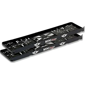 Držák SPZ 3D Podložka pod SPZ MINI COOPER červená (2ks)