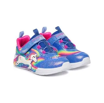 Chlapecké tenisky Sneakersy Skechers S-Lights: Unicorn Chaser 302298N/BLMT Modrá 24
