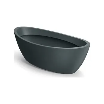 Květináč Květináč ARIA OVAL 60 cm - barva: grafit