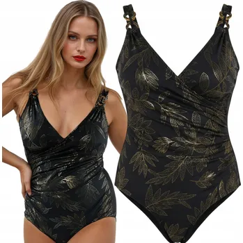 Dámské plavky Ercole jednodílné plavky černé velikost 42