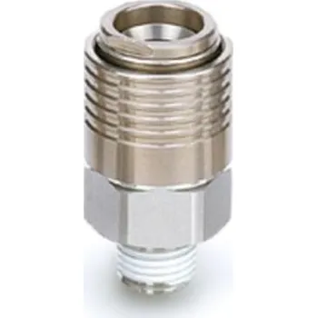 Pneumatická rychlospojka, Nerezová ocel, přípojka se závitem: R 3/8 Hadicová spojka R 3/8in SMC