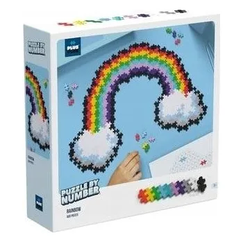 ostatní stavebnice Plus-Plus Mini duhové Puzzle podle čísel - 500 dílků