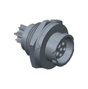 Elektrický konektor Amphenol Industrial Kulatý konektor, Zadní montáž, počet kontaktů: 6, Zástrčka, pohlaví kontaktu: samice, IP68