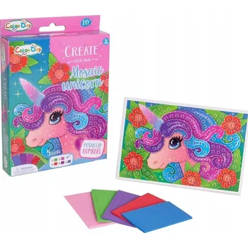 Obraz SAMOLEPKY PODLE ČÍSEL JEDNOROŽEC