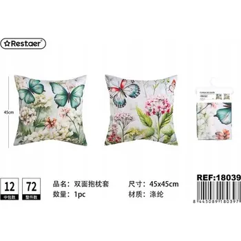 Povlak na polštářek Rest.aer - Oboustranný povlak na polštáře z broskvového fleecu 45*45 cm