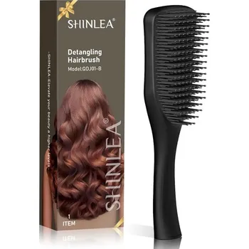 hřeben Kartáč na vlasy SHINLEA bez tahání, rozčesávací kartáč na mokré a suché vlasy, snižuje lámavost
