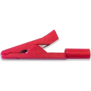 Krokosvorka Krokosvorka, 10A, materiál kontaktu: Poniklovaná ocel, Červená, Mueller Electric