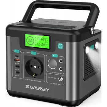 Powerbanka POWERBANKA 300W 60000mAh SOLÁRNÍ GENERÁTOR QC3.0 TYPE-C PD65W