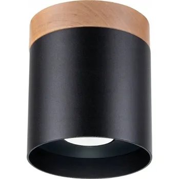 SOLLUX LIGHTING kulatý Stropní Svítidlo 12 x 12 cm černá